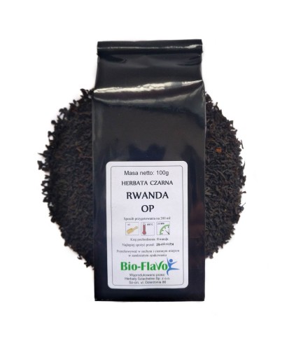 HERBATA czarna RWANDA OP 100g FLAVO