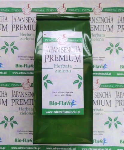 HERBATA ZIELONA JAPAN SENCHA Premium 100g FLAVO