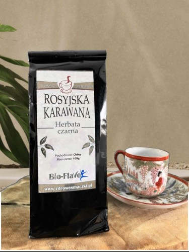 HERBATA czarna ROSYJSKA KARAWANA 100g FLAVO
