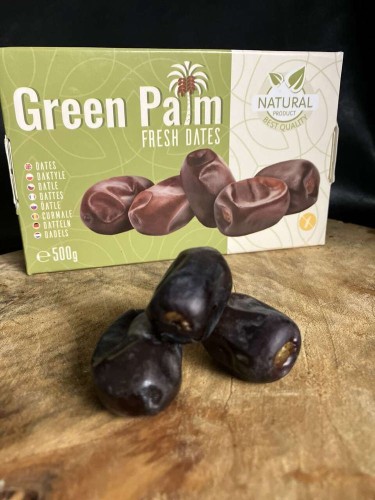 DAKTYLE ŚWIEŻE z pestką 500g GREEN PALM