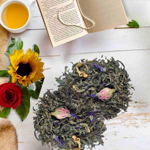 HERBATA ZIELONA FRUTTATO 100G FLAVO