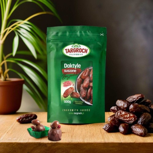 Dried dates without pits  500g Targroch