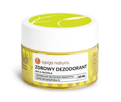 ZDROWY DEZODORANT LEN & PACZULA 50ML OPCJA NATURA