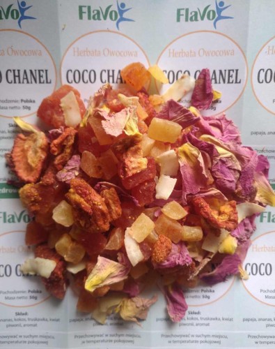 HERBATA OWOCOWA COCO CHANEL 100G FLAVO