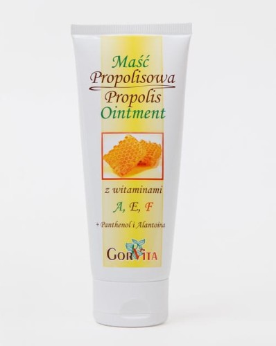 MAŚĆ PROPOLISOWA 10%  Z WITAMINAMI A, E, F  50ML GORVITA