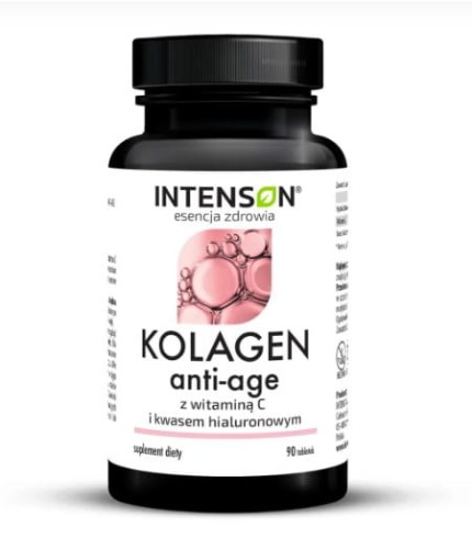 ANTI-AGE collagen + hyaluron + vitamin C 90 caps. Intenson