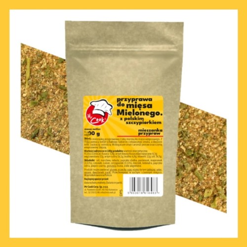 PRZYPRAWA DO MIĘSA MIELONEGO Z POLSKIM SZCZYPIORKIEM 200G