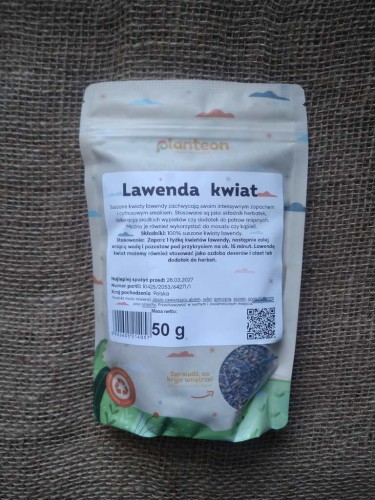 LAWENDA KWIATY SUSZONE 50G