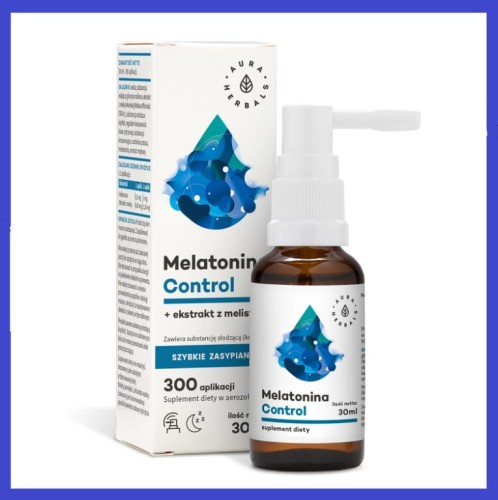 MELATONINA CONTROL + Melisa ekstrakt  30 ml