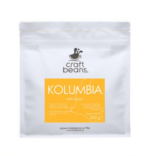 KAWA ZIARNISTA KOLUMBIA 250G 
