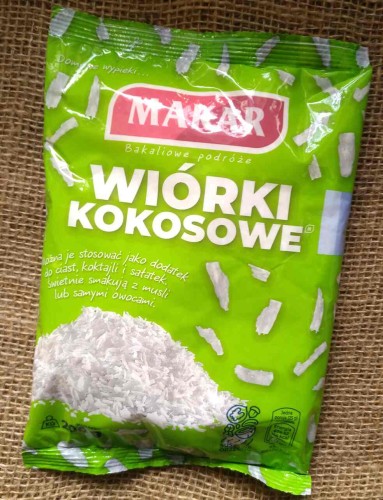 WIÓRKI kokosowe 200g MAKAR