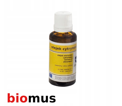 OLEJEK eteryczny  CYTRYNOWY 30ml Biomus