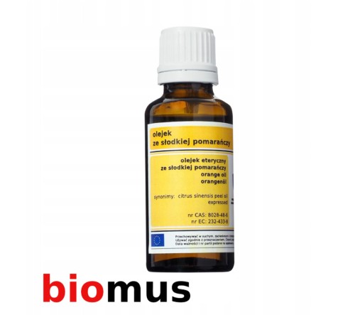 OLEJEK eteryczny POMARAŃCZOWY 30ML BIOMUS