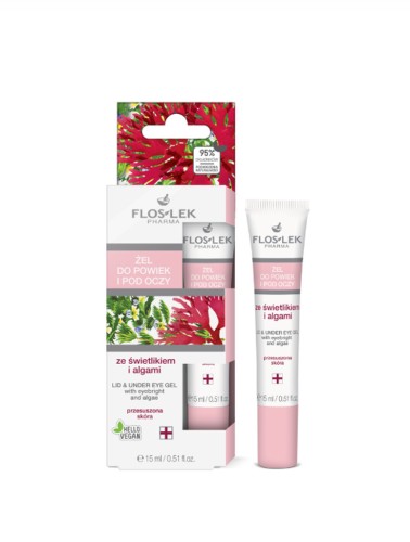 Żel do powiek i pod oczy ze świetlikiem i algami 15 ml