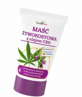 MAŚĆ ŻYWOKOSTOWA Z olejem CBD 140ml
