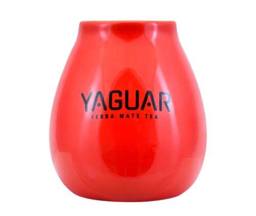 Matero Tykwa  Ceramiczna czerwone z logo YAGUAR  350 ml