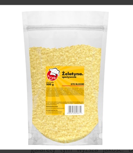 Żelatyna spożywcza 270 BL 500g 