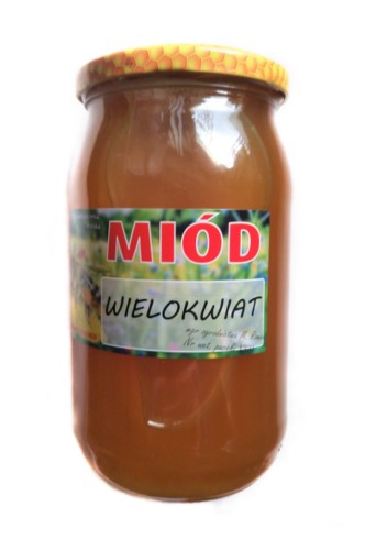 Miód Wielokwiatowy 1100g z Poski