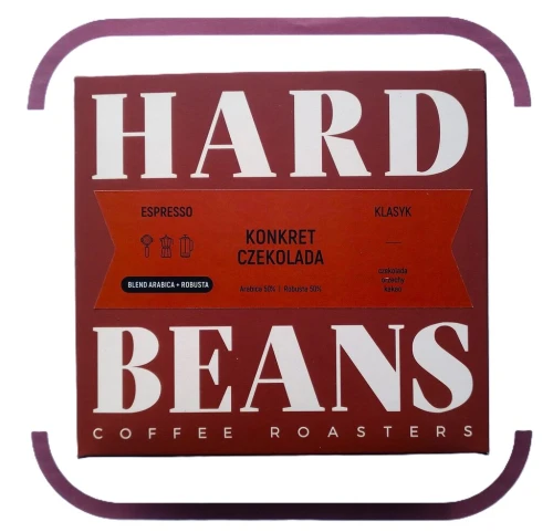 KAWA ziarnista KONKRET CZEKOLADA 250g