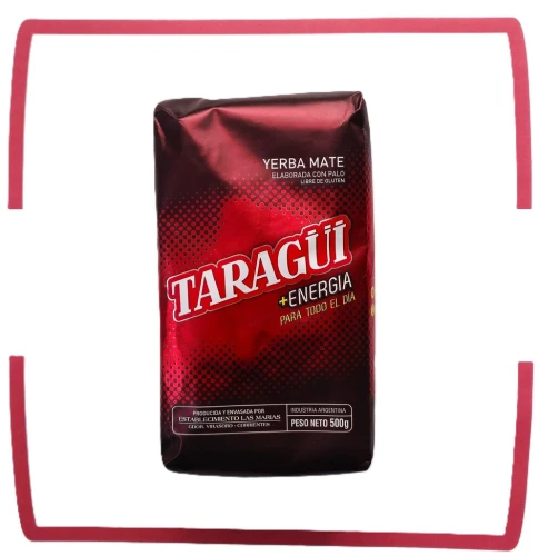 YERBA MATE TARAGUI ENERGIA 500G 