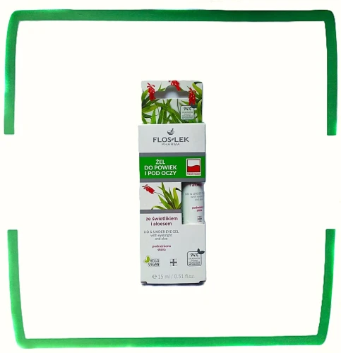 ŻEL do powiek i pod oczy ze ŚWIETLIKIEM i ALOESEM 15 ml