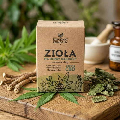 ZIOŁA na dobry NASTRÓJ 100 x 5 mg CBD – 30 g