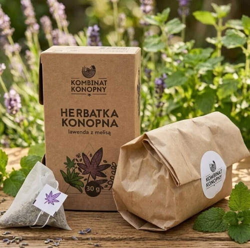 HERBATKA KONOPNA  lawenda z melisą 20 torebek 