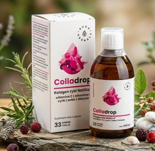 KOLAGEN RYBI NatiCol® + witamina C  500ml  Colladrop 