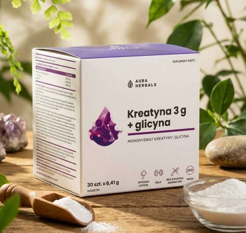 KREATYNA 3g, Monohydrat + Glicyna, 30 szt