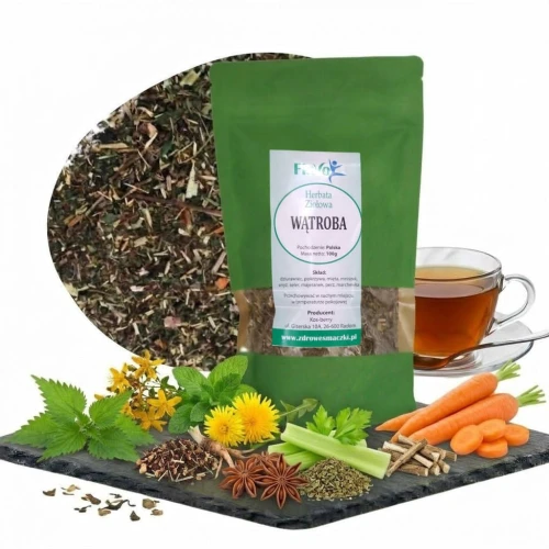 Herbatka Ziołowa na WĄTROBĘ 100g Flavo