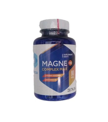 MAGNE COMPLEX MAX + WITAMINA B6 90kaps Hepatica