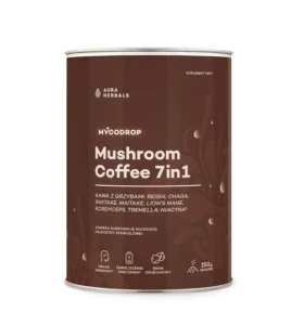 KAWA z grzybami, mushroom coffee 7 in 1, proszek 250 g Mycodrop