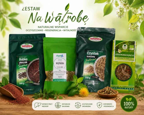 Zestaw "NA REGENERACJĘ WĄTROBY I OCZYSZCZENIE" 