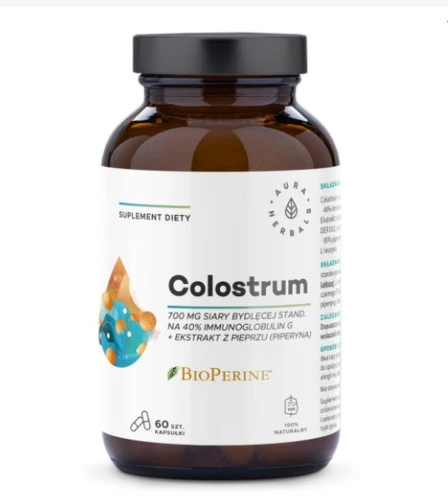 COLOSTRUM 700 mg + BioPerine, kapsułki 60 szt.