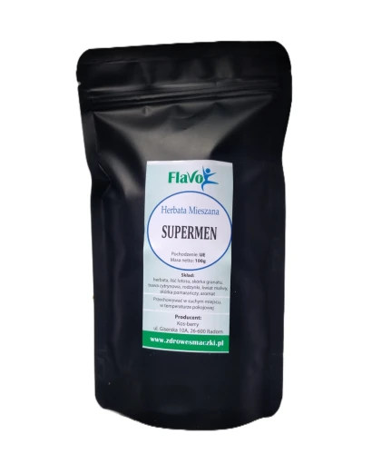 Herbata Mieszana SUPERMEN 100G 