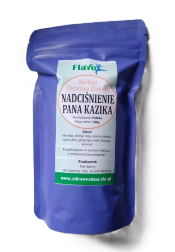 Herbata Owocowo-ziołowa NADCIŚNIENIE PANA KAZIKA 100g