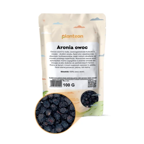 Aronia suszone owoce 100g Planteon