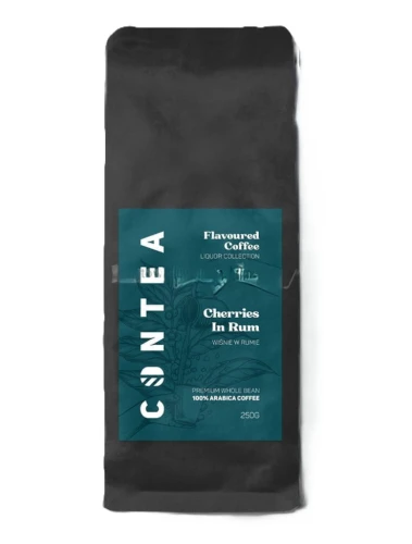 Kawa Smakowa Wiśnia w Rumie ziarnista 250g