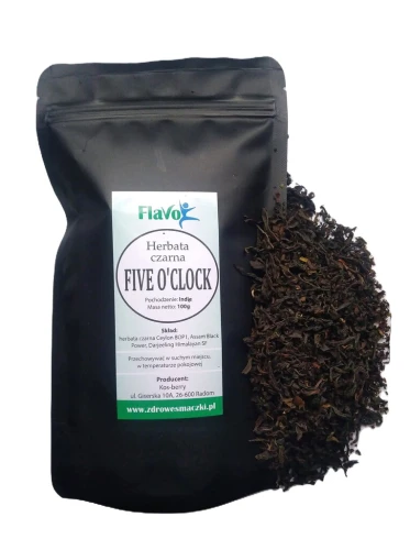 HERBATA czarna FIVE O'CLOCK 100g Flavo