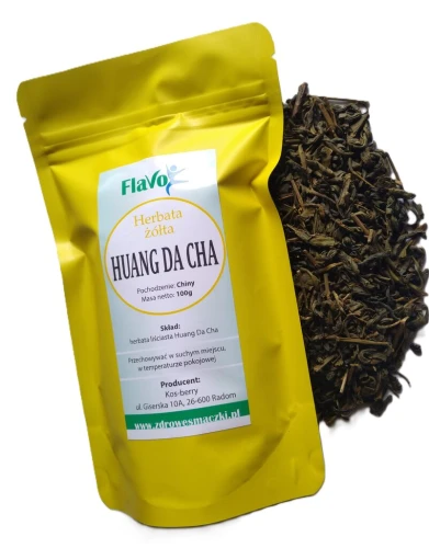 HERBATA ŻÓŁTA HUANG DA CHA 100g FLAVO