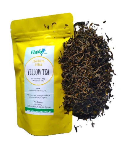 HERBATA ŻÓŁTA YELLOW TEA 50g FLAVO