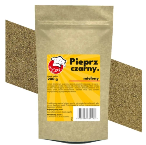Pieprz czarny mielony 200g 