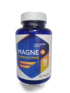 MAGNE COMPLEX MAX + WITAMINA B6 90kaps Hepatica