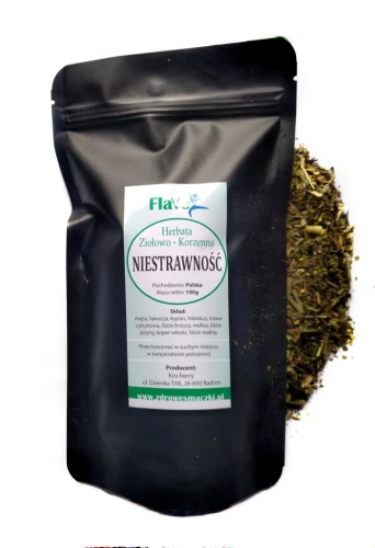 Herbata Ziołowo-korzenna NIESTRAWNOŚĆ 100g