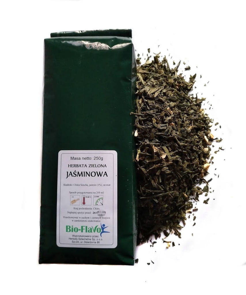 HERBATA ZIELONA JAŚMINOWA 250g FLAVO