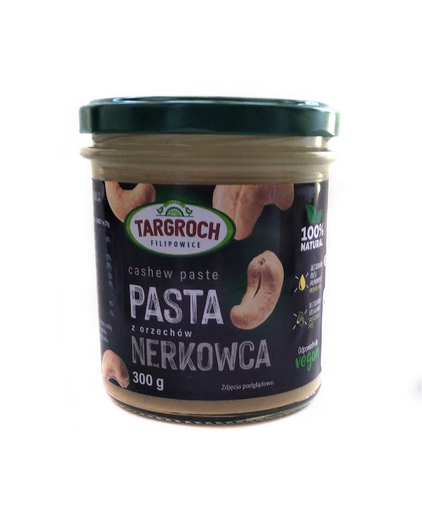 Pasta z orzechów nerkowca 300g Targroch