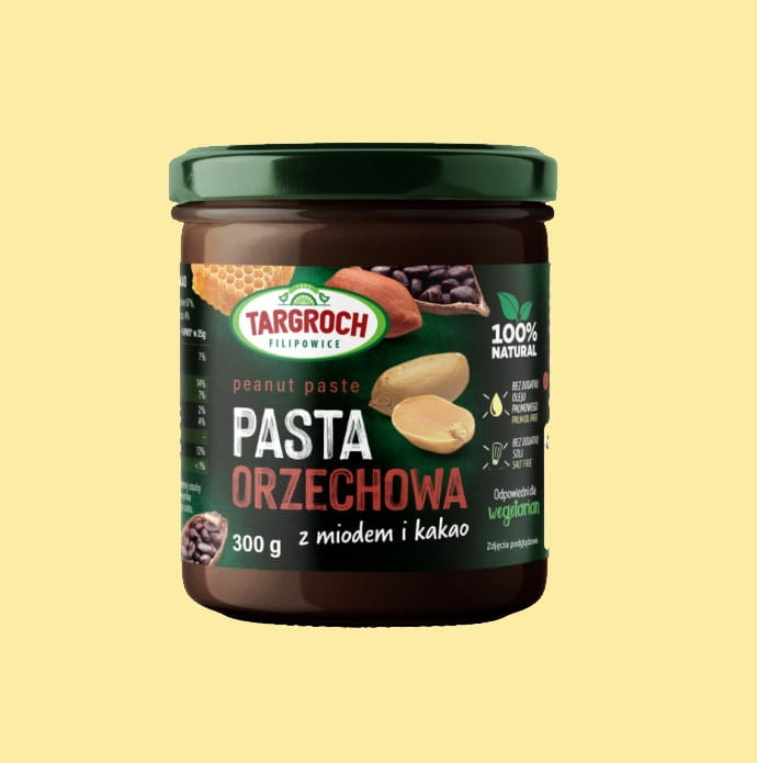 PASTA ORZECHOWA + MIÓD + KAKAO 300g