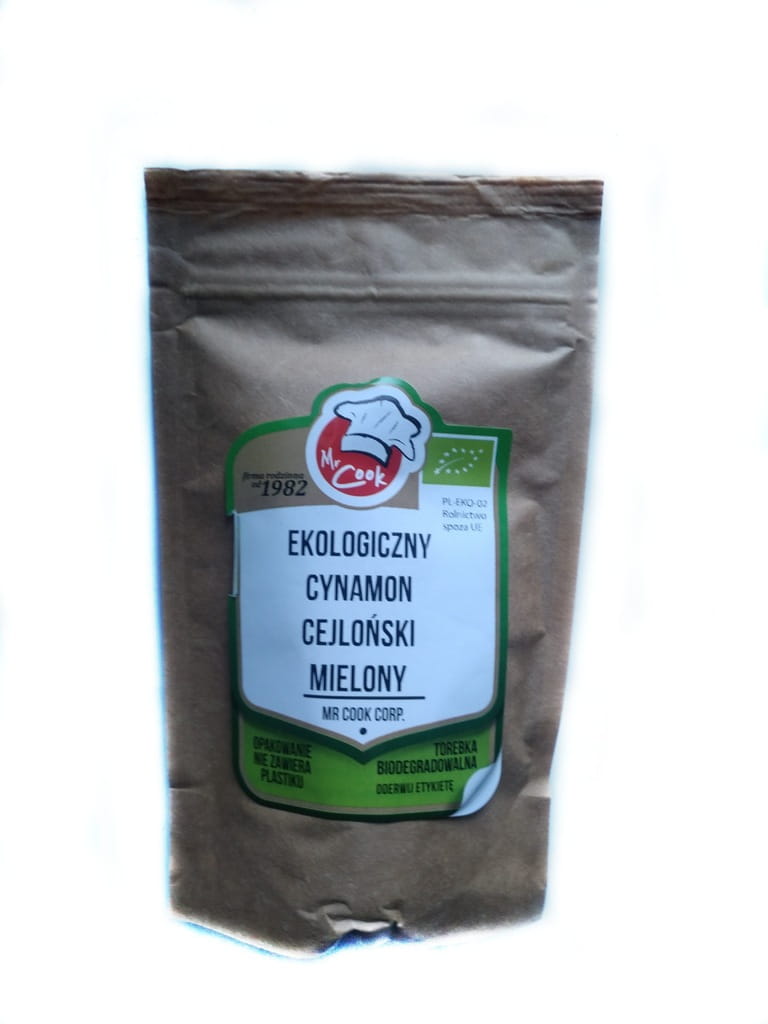 CYNAMON CEJLOŃSKI MIELONY EKO 100G MR COOK