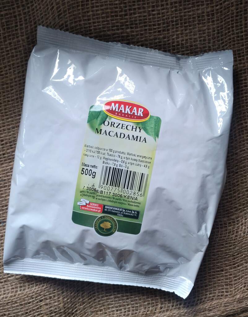 ORZECHY MAKADAMIA 500G MAKAR