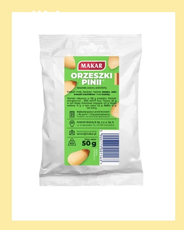 ORZESZKI PINIOWE 50G MAKAR
